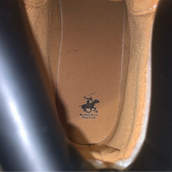 Beverly Hills US. POLO Men’s boots size 12 NWT LACE UP Wheat - Picture 5 of 9